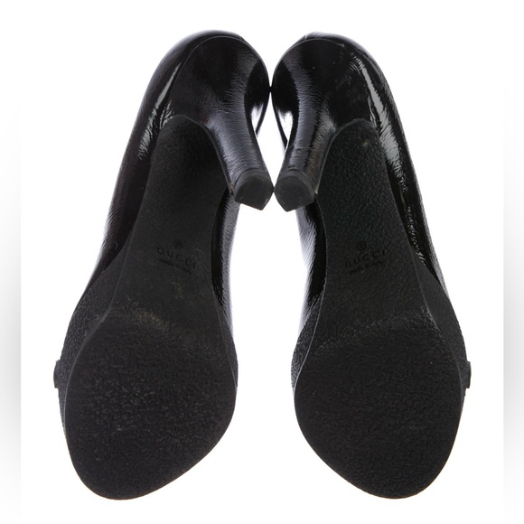 Gucci Black Leather Women's Shoes - Picture 5 of 5